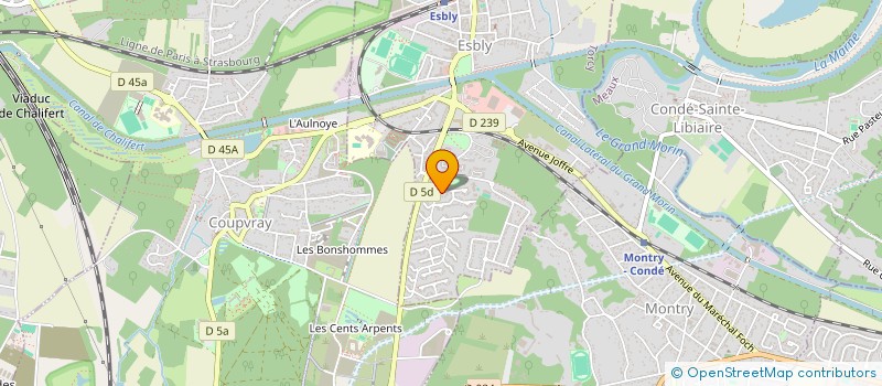 localisation de l'entreprise MADAME LEA LESCONNEC à ESBLY