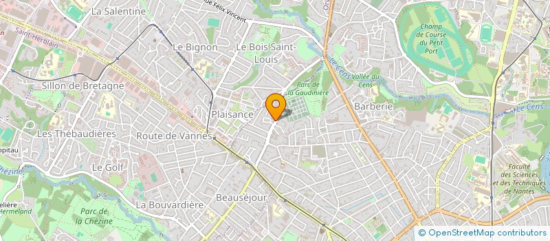 localisation de l'entreprise MADAME LEA LESIEUR à NANTES