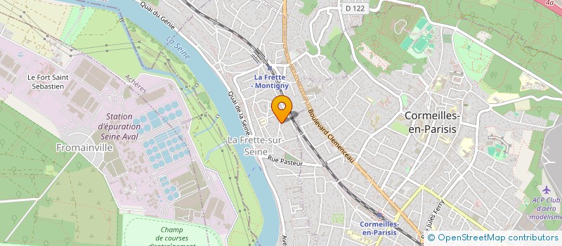 localisation de l'entreprise MADAME LEA LEVENEUR  LA FRETTE-SUR-SEINE