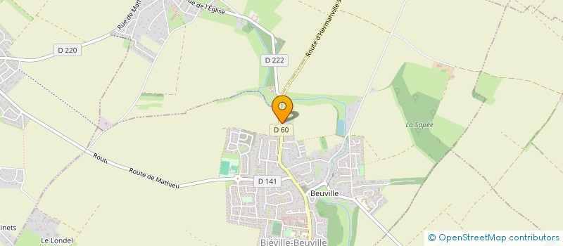 localisation de l'entreprise MADAME LEA LIZIARD  BIEVILLE-BEUVILLE