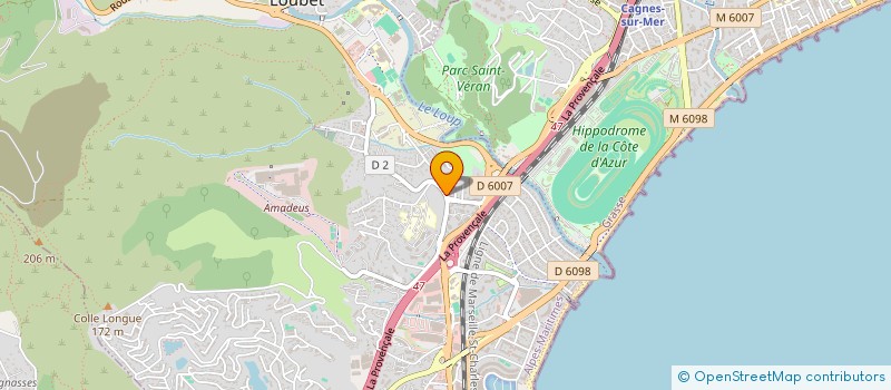 localisation de l'entreprise MADAME LEA LOMBART  VILLENEUVE-LOUBET