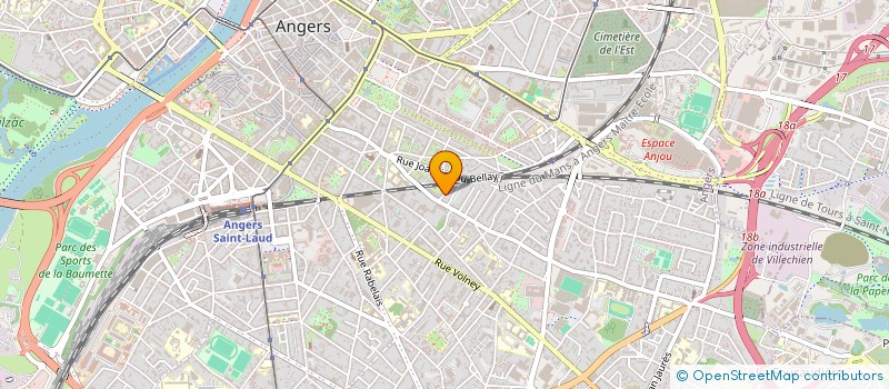 localisation de l'entreprise MADAME LEA LONGAS à ANGERS