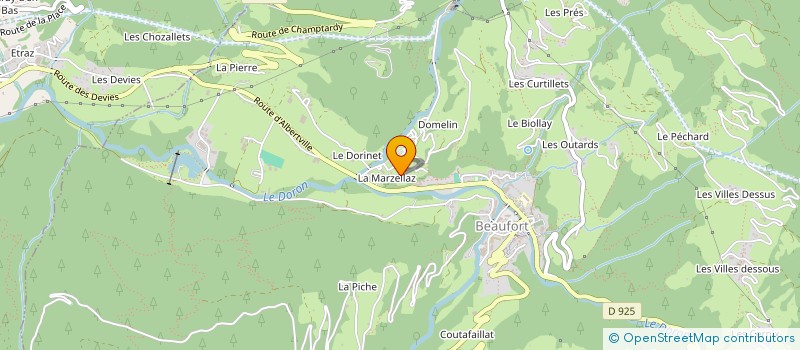 localisation de l'entreprise MADAME LEA LOOSEN  BEAUFORT