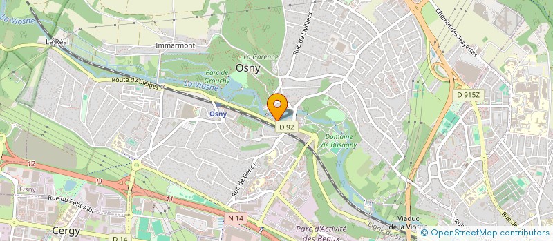 localisation de l'entreprise MADAME LEA LOPES GUERRA à OSNY