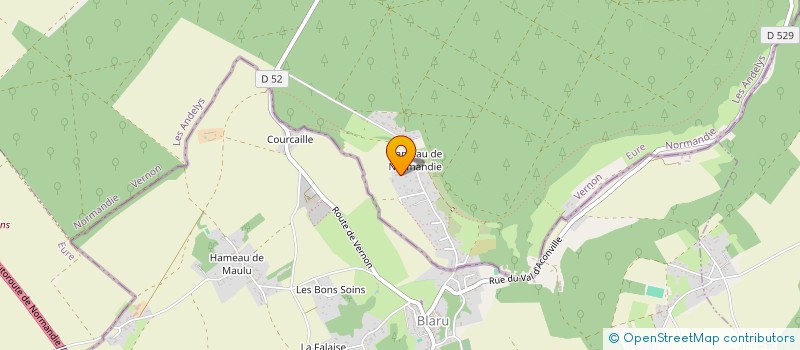 localisation de l'entreprise MADAME LEA LORET  VERNON