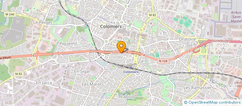 localisation de l'entreprise MADAME LEA LORIA à COLOMIERS