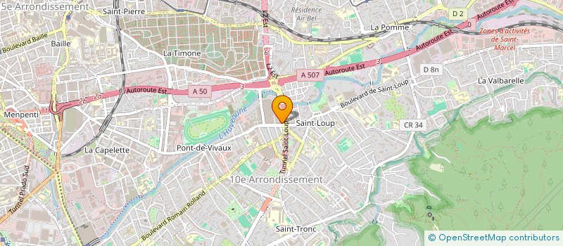 localisation de l'entreprise MADAME LEA LUSTRE  MARSEILLE