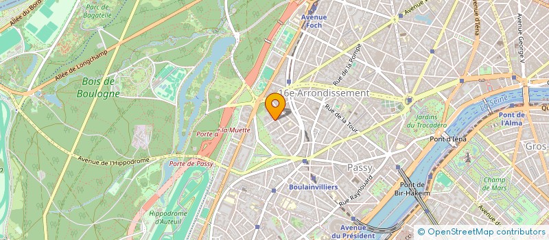 localisation de l'entreprise MADAME LEA MADELEINE EDITH TRICHTER WEILL  PARIS