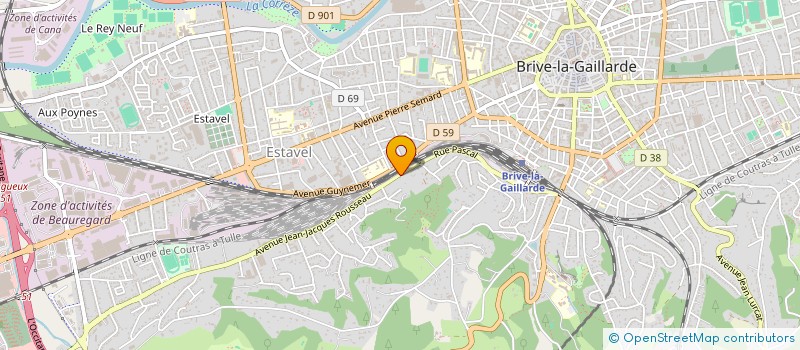 localisation de l'entreprise MADAME LEA MAGNE  BRIVE-LA-GAILLARDE