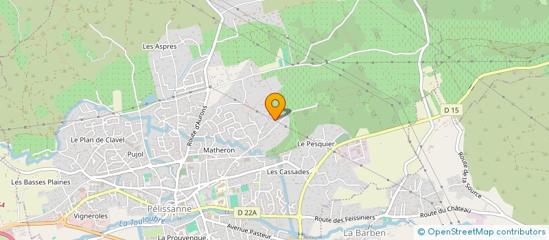 localisation de l'entreprise MADAME LEA MAILLARD  PELISSANNE