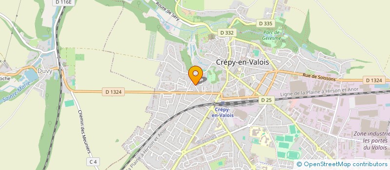 localisation de l'entreprise MADAME LEA MAKDASSY  CREPY-EN-VALOIS