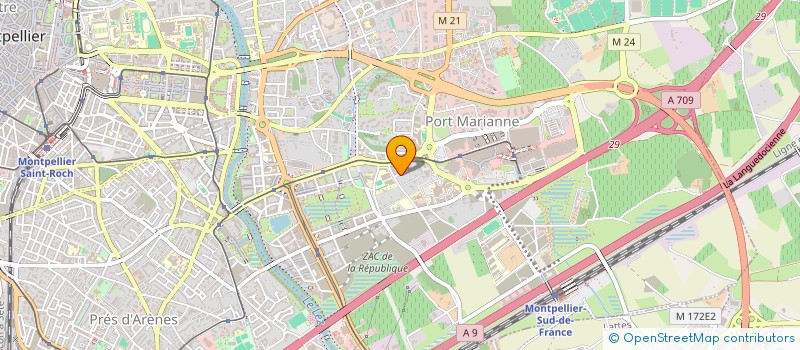 localisation de l'entreprise MADAME LEA MALLOU NOYA à MONTPELLIER