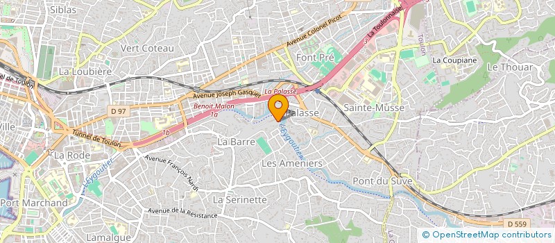 localisation de l'entreprise MADAME LEA MALONNI  TOULON