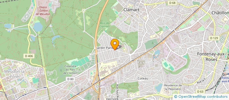 localisation de l'entreprise MADAME LEA MANNONI  CLAMART