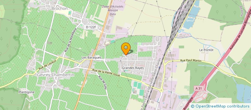 localisation de l'entreprise MADAME LEA MANOURY  GEVREY CHAMBERTIN