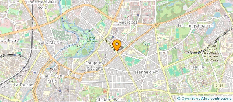 localisation de l'entreprise MADAME LEA MARASZEK  RENNES