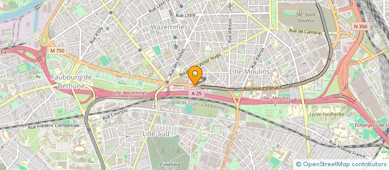 localisation de l'entreprise MADAME LEA MARCANT  LA MADELEINE