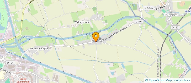 localisation de l'entreprise MADAME LEA MARCOTTE  AIRE-SUR-LA-LYS