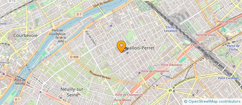 localisation de l'entreprise MADAME LEA MARGULES à LEVALLOIS-PERRET