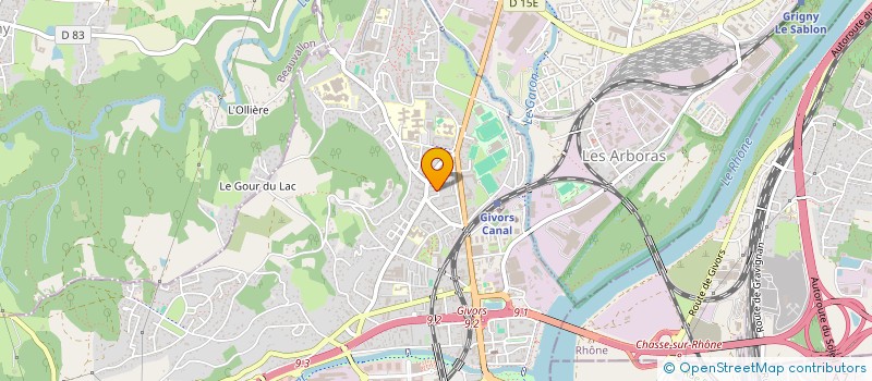 localisation de l'entreprise MADAME LEA MARIANO  GIVORS