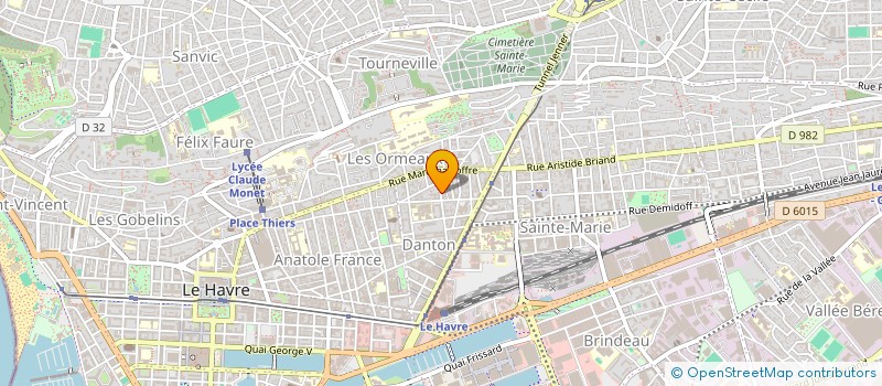 localisation de l'entreprise MADAME LEA MARIE  LE HAVRE