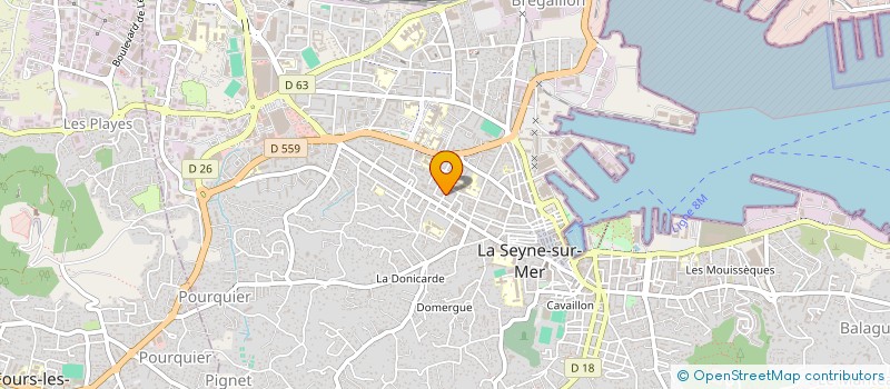 localisation de l'entreprise MADAME LEA-MARIE LASBATRE  LA SEYNE SUR MER