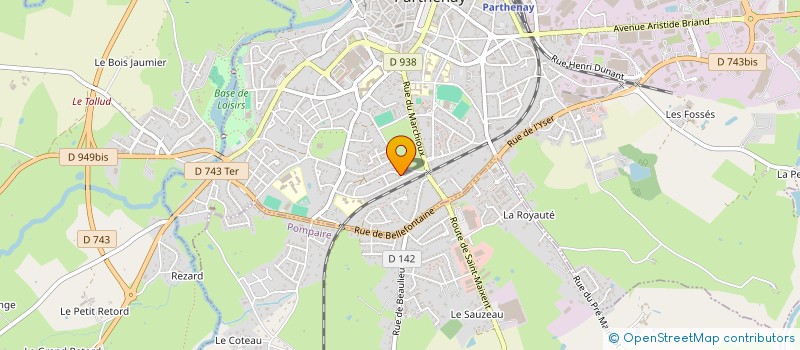 localisation de l'entreprise MADAME LEA MARIE-LUCE  PARTHENAY