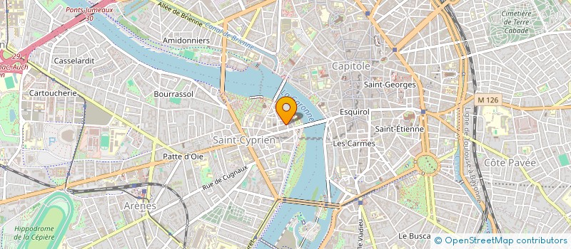 localisation de l'entreprise MADAME LEA MARIGO à TOULOUSE