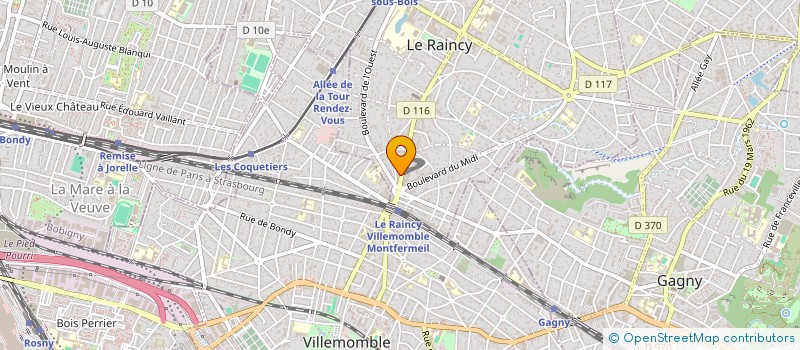 localisation de l'entreprise MADAME LEA MARREC à LE RAINCY