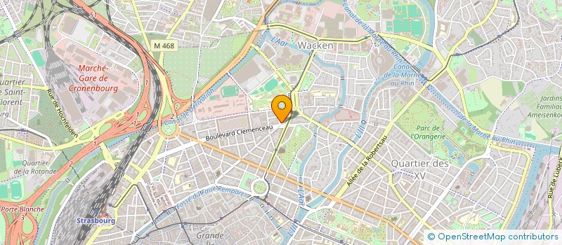 localisation de l'entreprise MADAME LEA MARSCHALL à STRASBOURG