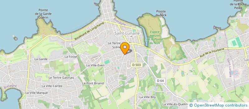 localisation de l'entreprise MADAME LEA MARTIN  SAINT-LUNAIRE