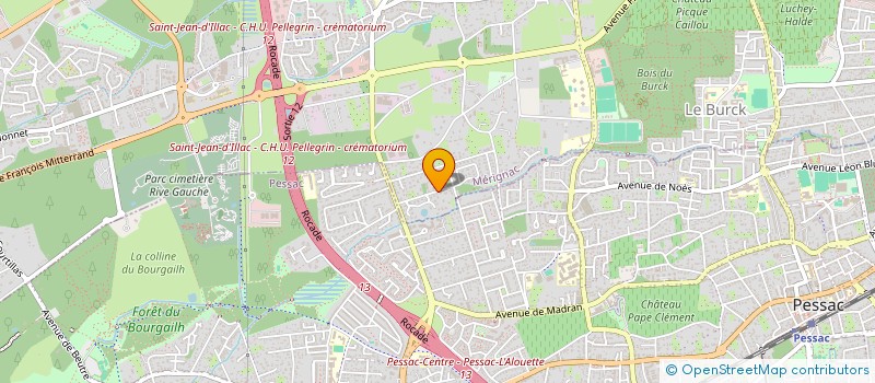 localisation de l'entreprise MADAME LEA MARTINEAU  PESSAC