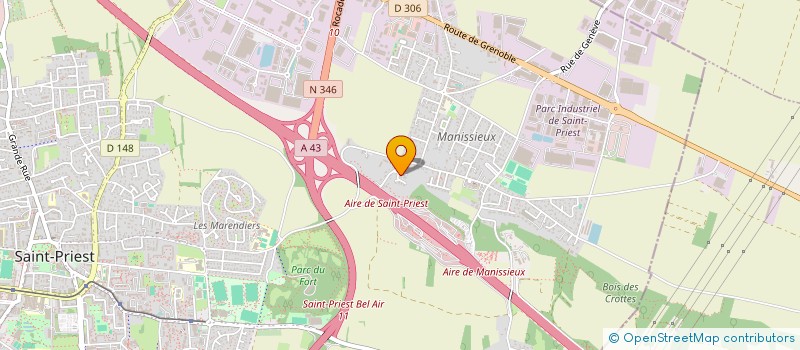 localisation de l'entreprise MADAME LEA MARTINEZ  SAINT-PRIEST