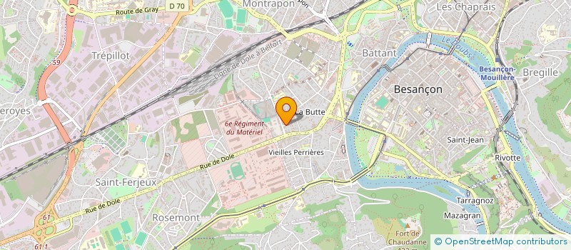 localisation de l'entreprise MADAME LEA MARY à BESANCON