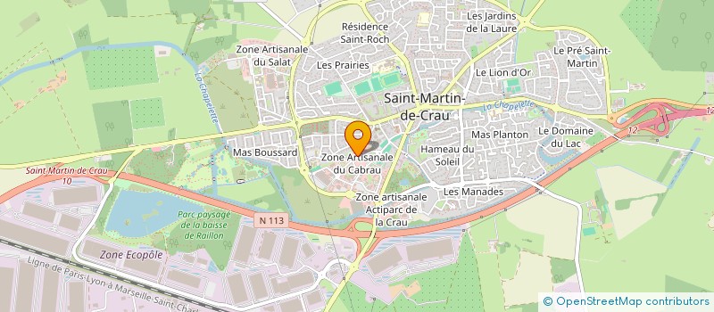 localisation de l'entreprise MADAME LEA MASONI à SAINT-MARTIN-DE-CRAU