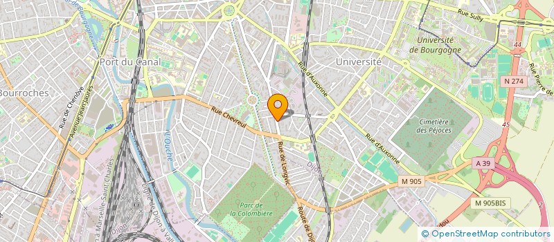 localisation de l'entreprise MADAME LEA MATHIEU FIGUEIREDO à DIJON