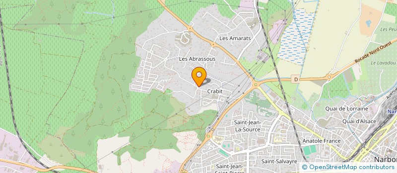 localisation de l'entreprise MADAME LEA MAUD CHEVILLARD  NARBONNE