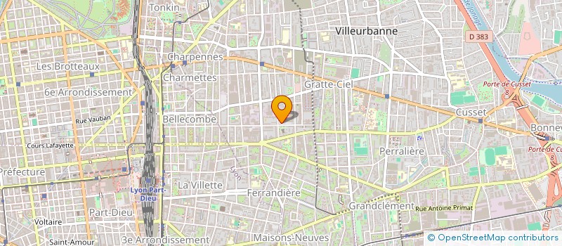 localisation de l'entreprise MADAME LEA MAUNIER  VILLEURBANNE