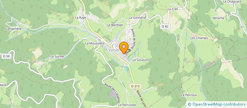 localisation de l'entreprise MADAME LEA MAURIN à VALSONNE