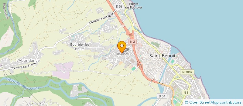 localisation de l'entreprise MADAME LEA MAUVE  SAINT-BENOIT