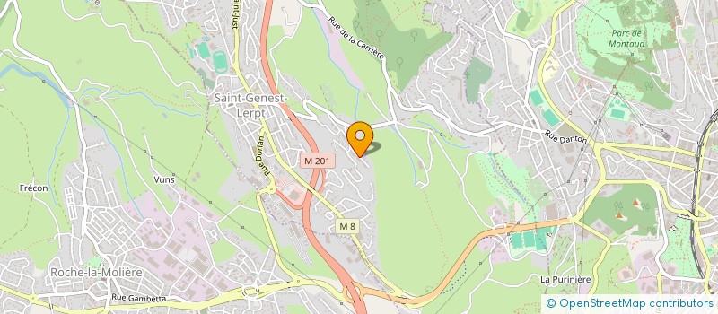 localisation de l'entreprise MADAME LEA MEDDOUR  SAINT-GENEST-LERPT