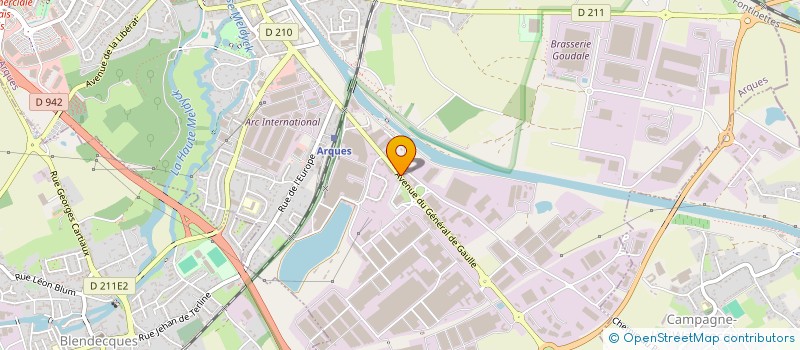localisation de l'entreprise MADAME LEA MEGRET à ARQUES