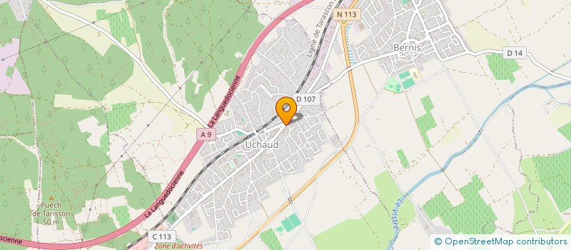 localisation de l'entreprise MADAME LEA MEJAN  UCHAUD