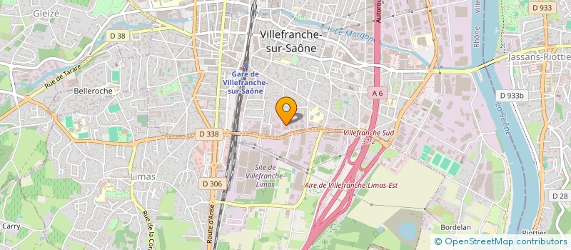 localisation de l'entreprise MADAME LEA MERCIER  VILLEFRANCHE-SUR-SAONE