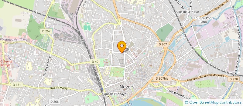 localisation de l'entreprise MADAME LEA MERIT à NEVERS
