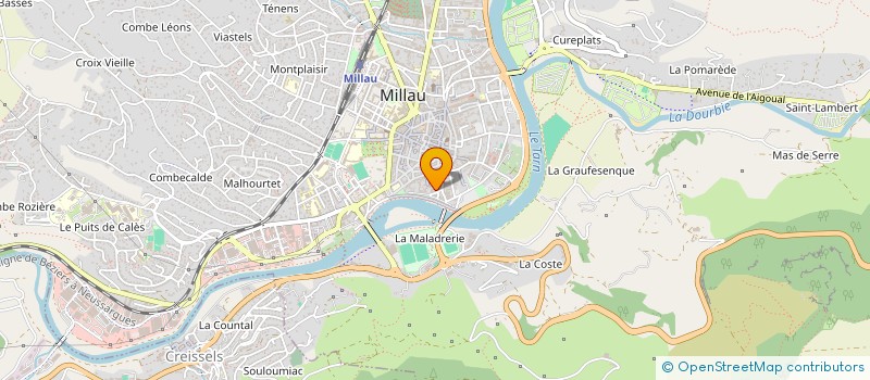 localisation de l'entreprise MADAME LEA MESCHAIN à MILLAU
