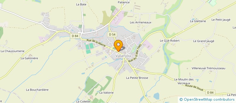 localisation de l'entreprise MADAME LEA MESLET  CHEMILLE-EN-ANJOU