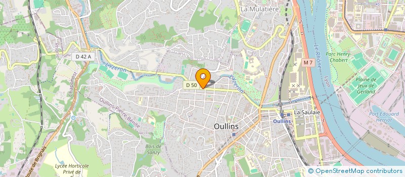 localisation de l'entreprise MADAME LEA MESSIBAH  OULLINS-PIERRE-BENITE