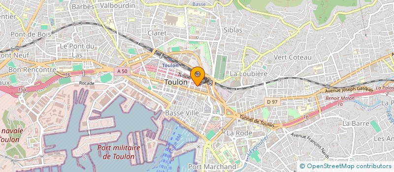 localisation de l'entreprise MADAME LEA METHENS  TOULON