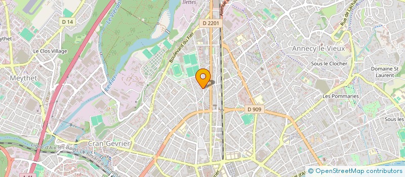 localisation de l'entreprise MADAME LEA MEUNIER  ANNECY